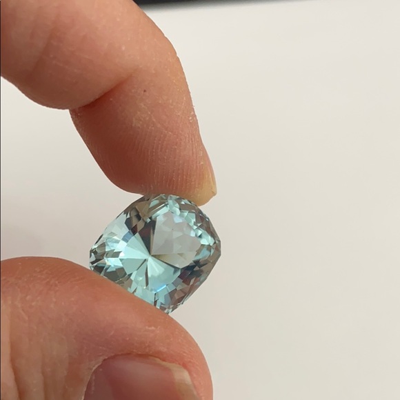 💎 Aquamarine 19.11 ct Natural Faceted Gemstone - Picture 7 of 10